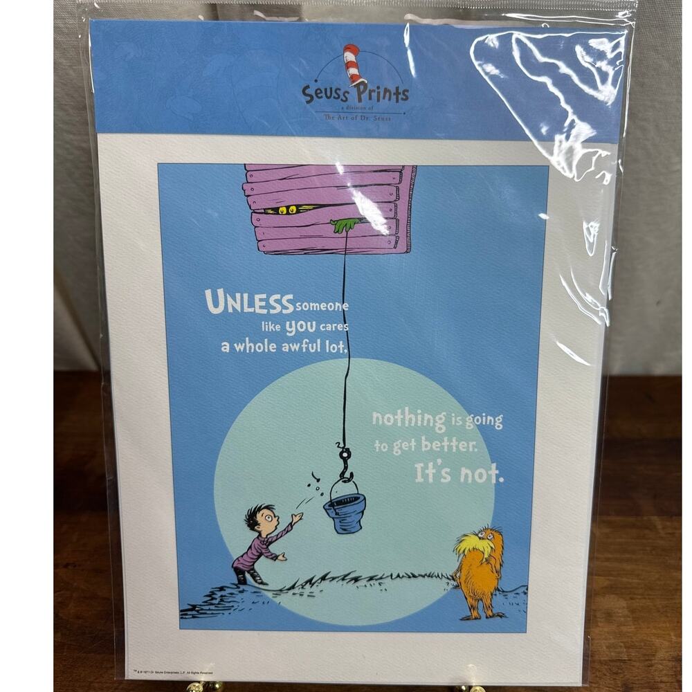 Seuss Prints - The Art of Dr. Suess- Illustration From The Lorax - Art Print NEW